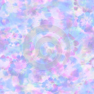 Tie dye shibori seamless pattern. Watercolour abstract texture