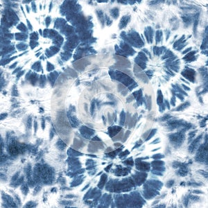 Tie dye shibori seamless pattern. Watercolour abstract texture photo