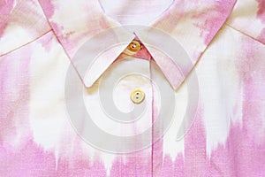 Tie dye shirt fabric texture background. Trendy pattern