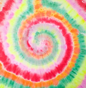 Tie Dye Spiral. Floral Artistic Dirty Paint. Trendy Tie Dye Spiral. Rainbow Artistic Circle. Tiedye Swirl. photo