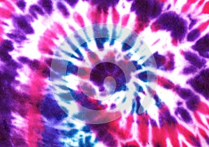 Tie dye spiral shibori colorful watercolour abstract background