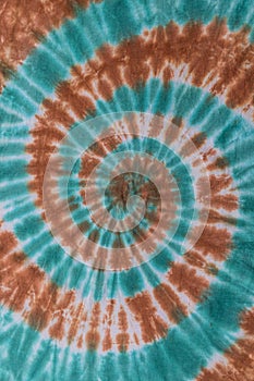 Tie Dye Swirl Design in Retro Abstract Psychedelic Pattern