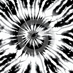 High Detailed Black And White Swirl Tie Dye In 3840x2160 Style photo
