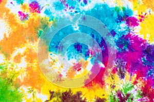 Tie dyed pattern abstract background. photo