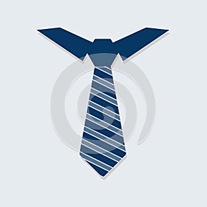 Tie Icon. Attractive and Faithfully Designed Necktie. Vector illustration