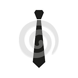 Tie icon vector. Necktie illustration sign. Cravat symbol or logo.