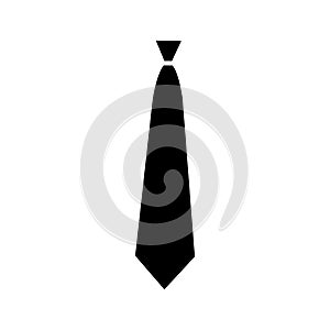 Tie icon vector. Necktie illustration sign. Cravat symbol or logo. photo