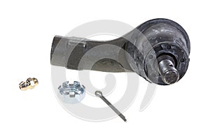Tie rod end with accessories