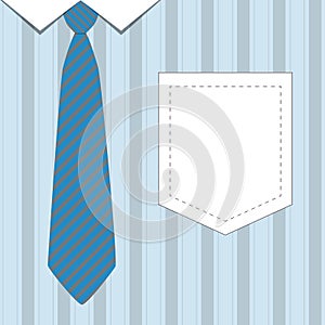 Tie and shirt for Father Day