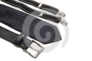 Tie suspenders and belt