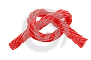 Tied Red Vine Candy