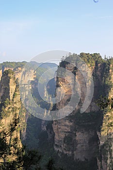 Tien mansan cliff view at Zhangjiajie