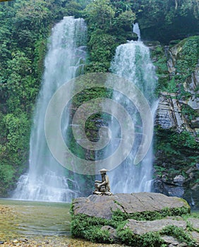 Tien Waterfall at Xin Man, Ha Giang, Vietnam