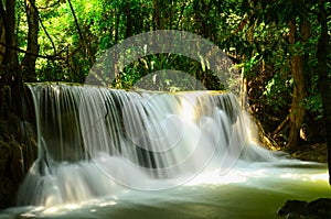 Tier 2 of Huay Mae Kamin Waterfall is named " Maan Kamin "