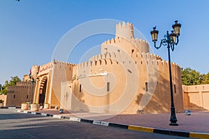 Tiered tower at Al Ain Palace (Sheikh Zayed Palace) Museum in Al Ain, United Arab Emirat