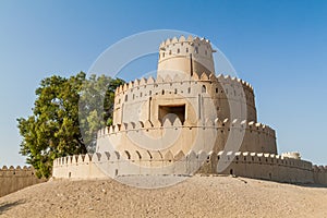 Tiered tower at Al Jahili Fort in Al Ain, United Arab Emirat