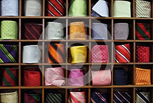 Ties on the shelf