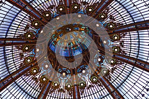 Tiffany glass dome