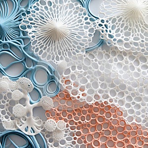 Tiffany Sand: Woven Plastic Art Inspired By Biomimicry And Cellular Formations photo