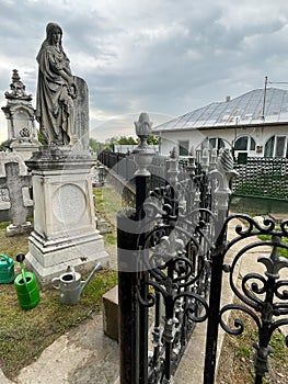 Tiganesti Monastery graveyard, Romania