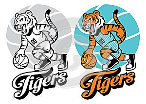 Tiger basketball mascot