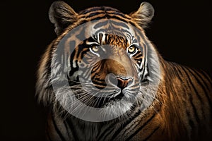 Tiger closep face portrait photo