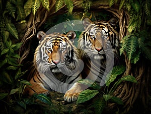 Tiger couple