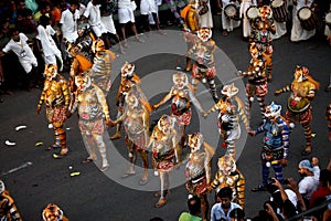 Tiger dance procession