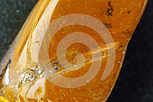 Tiger eye stones ready to make handmade Jewelry. Close up macro