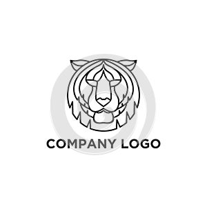 Tiger face logo designs