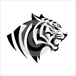 Tiger Head Logo Vector Illustration