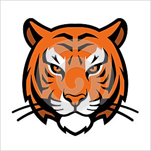 Tiger Head Logo Vector Illustration