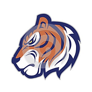 Tiger head mascot