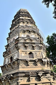 Tiger hill pagoda in suzhou