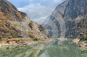 Tiger leaping gorge in China photo