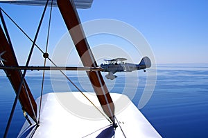 Tiger Moth & Waco Over Adelaide photo