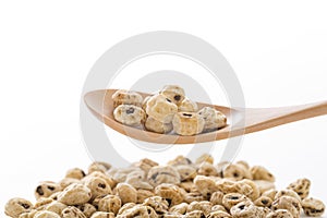 Tiger nuts on spoon