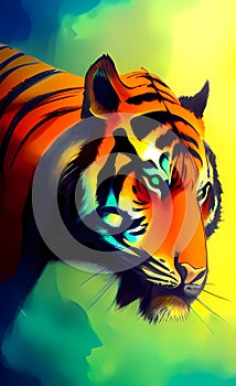 Tiger portrait