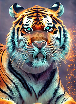 tiger portrait