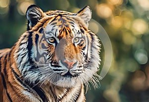 Tiger, portrait of a bengal tiger