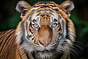 tiger portrait close up AI generated