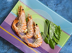 Tiger prawns photo