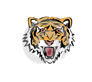 Tiger roaring for the kill