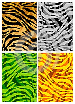 Tiger skins texture background