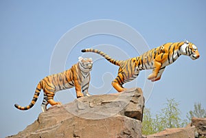 Tiger Statues in China