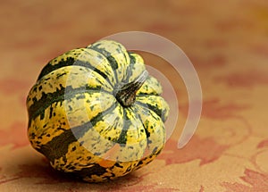 Tiger striped pumpkin