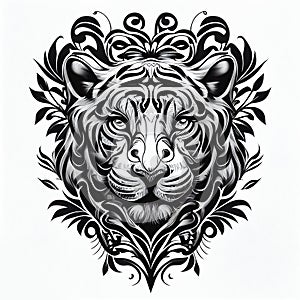 Tiger tattoo ink art wallpaper