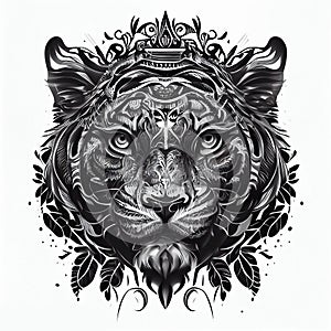 Tiger tattoo ink art wallpaper