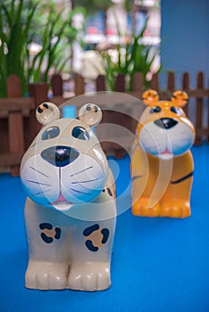 Tiger toy for seat in kid's club