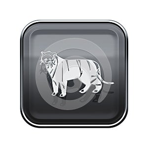 Tiger Zodiac icon grey..